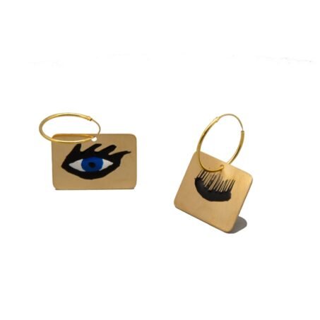 Evil-eyes earrings