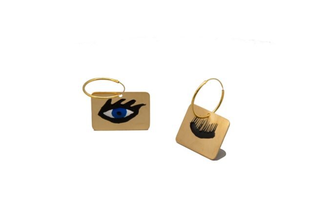 Evil-eyes earrings