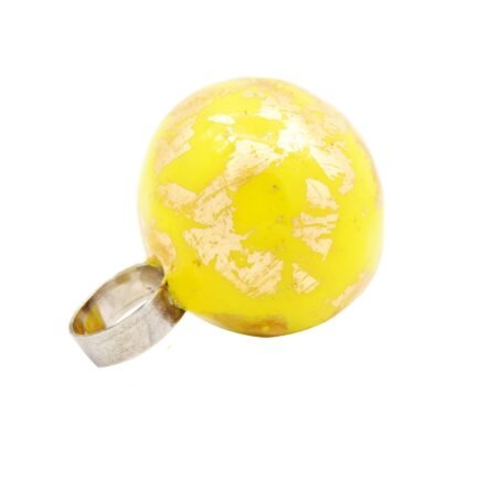 Signature Collection Golden Leaf ring