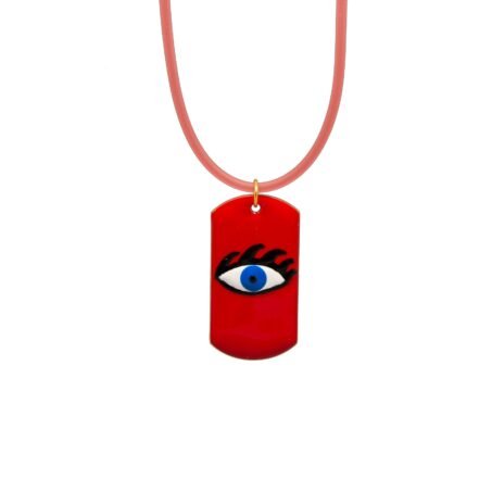 Evil Eyes Tag pendant