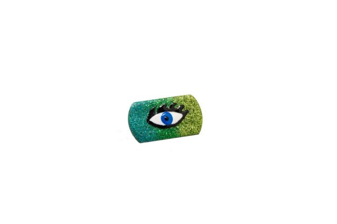 Evil Eye TAG glitter ring - Image 2
