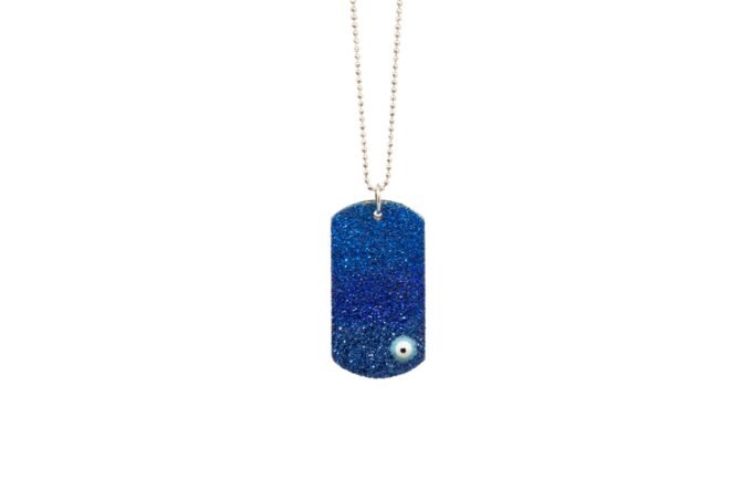 Evil Eyes glitter Tag pendant - Image 2