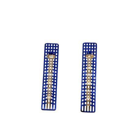 Kinēsis wave perforated earrings