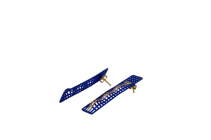 Kinēsis wave perforated earrings - Image 3