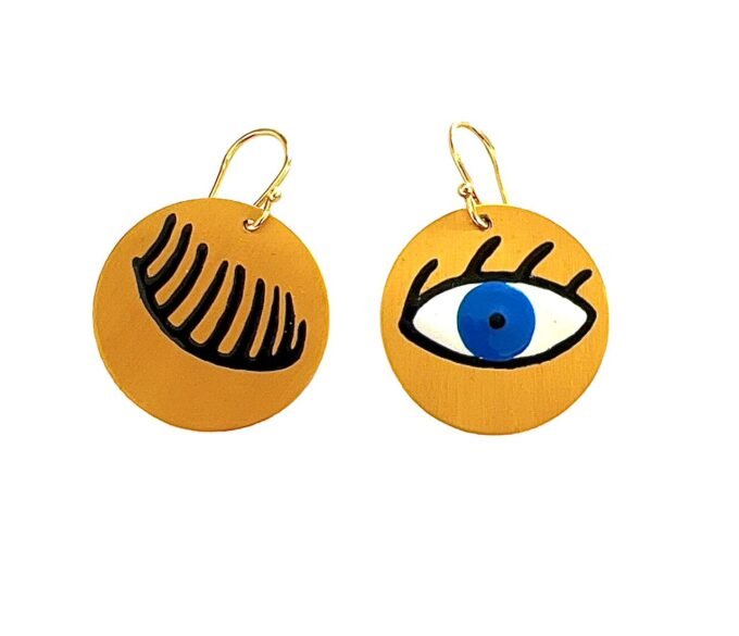 Evil-eyes earrings