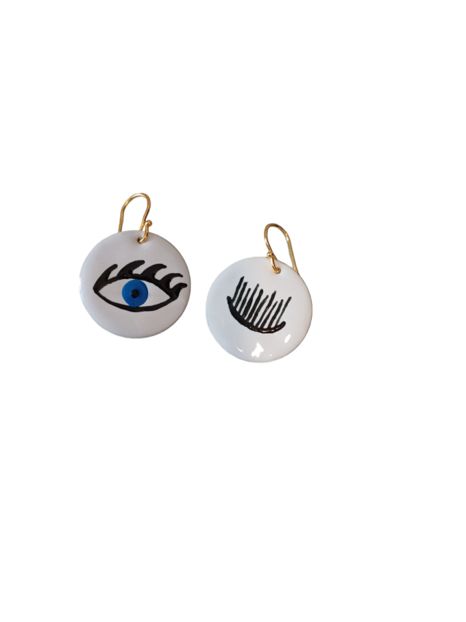 Evil-eyes earrings
