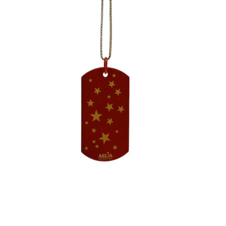 Stardust tag pendant