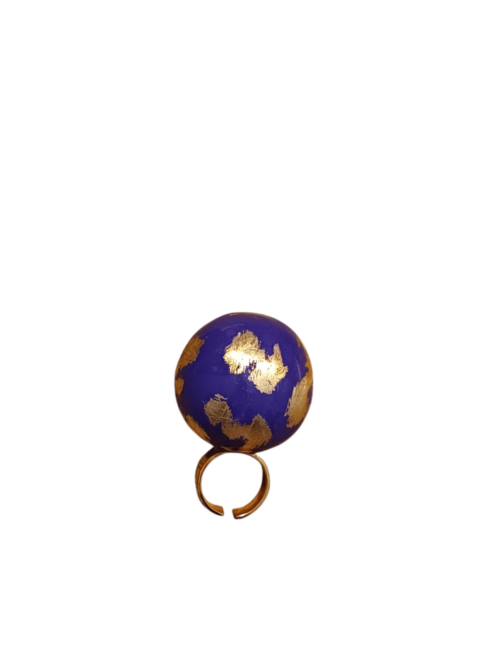 Signature Collection Golden Leaf ring