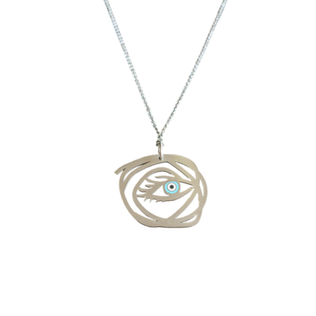 Evil Eyes Aelia logo necklace