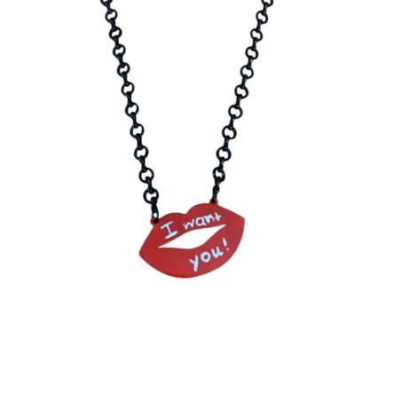 Lips Necklace